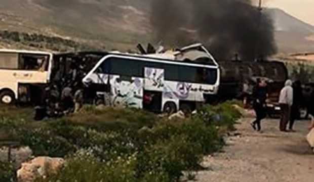 Şam’da yakıt tankeri ile iki yolcu otobüsü çarpıştı: 30 ölü