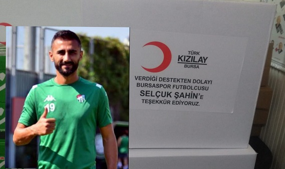 Futbolcu Selçuk Şahin’den Orhangazi’ye Gıda Yardımı..
