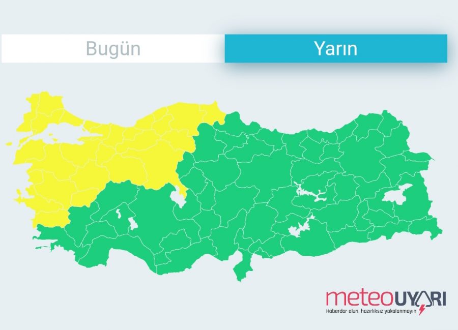 Meteoroloji Genel Müdürlüğünden yapılan