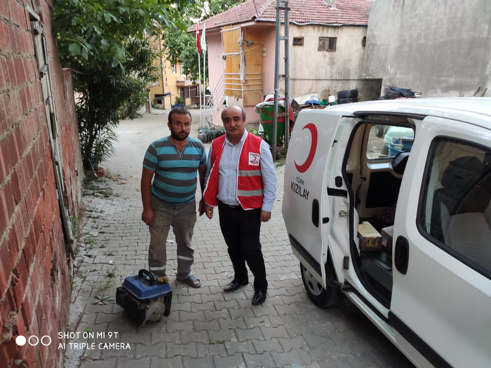 Üreğil mahallesinde rahatsızlığı nedeniyle