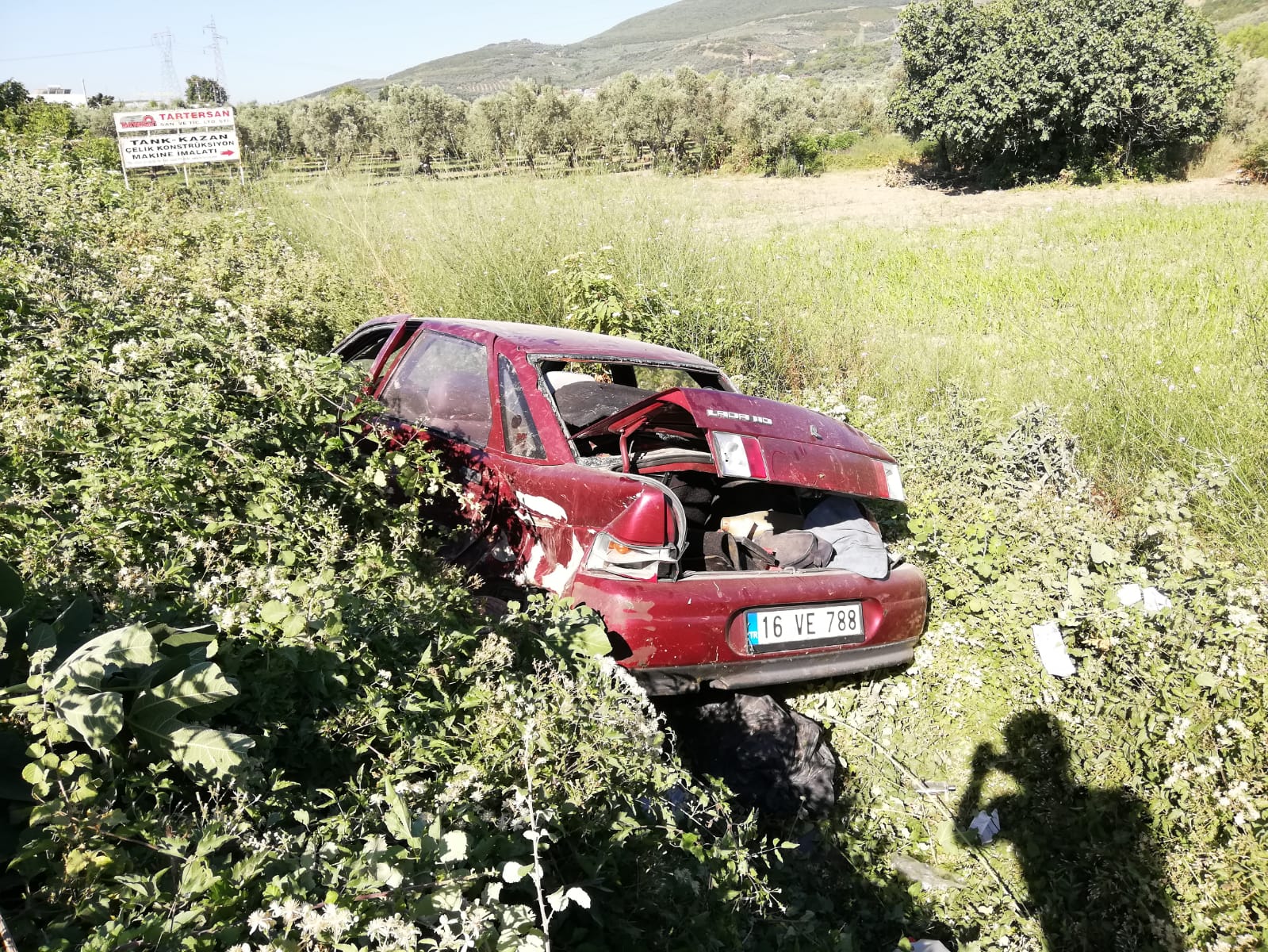 Orhangazi’de meydana gelen trafik