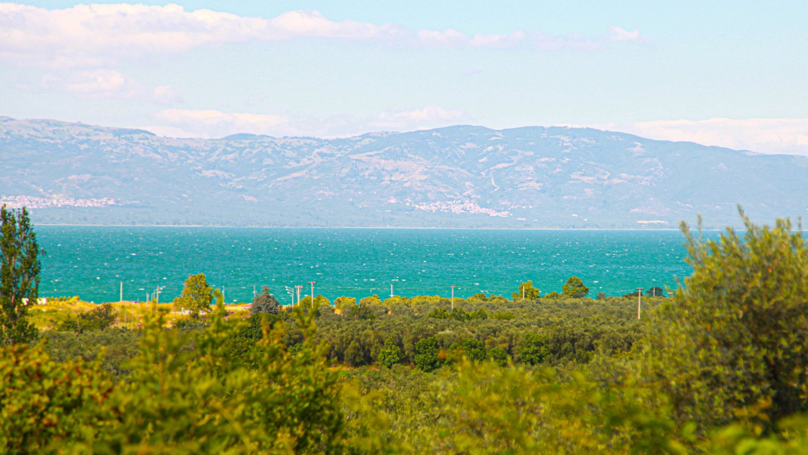 İznik gölünde hava sıcaklarının