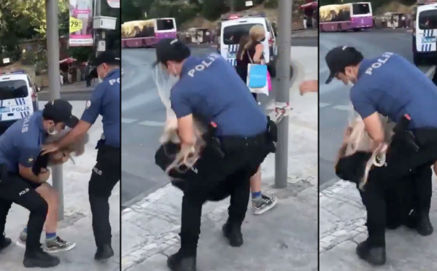 İstanbul Kadıköy’de maske takmadığı