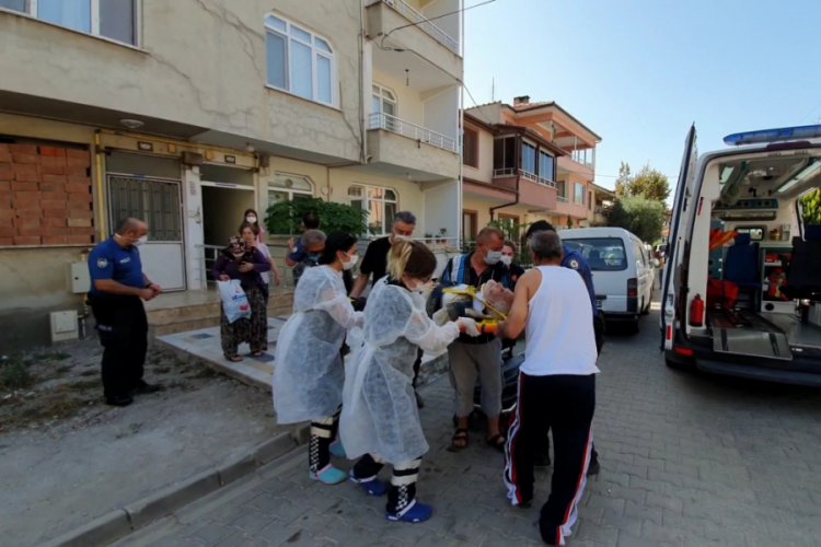 İznik’de bir apartmanın ikinci