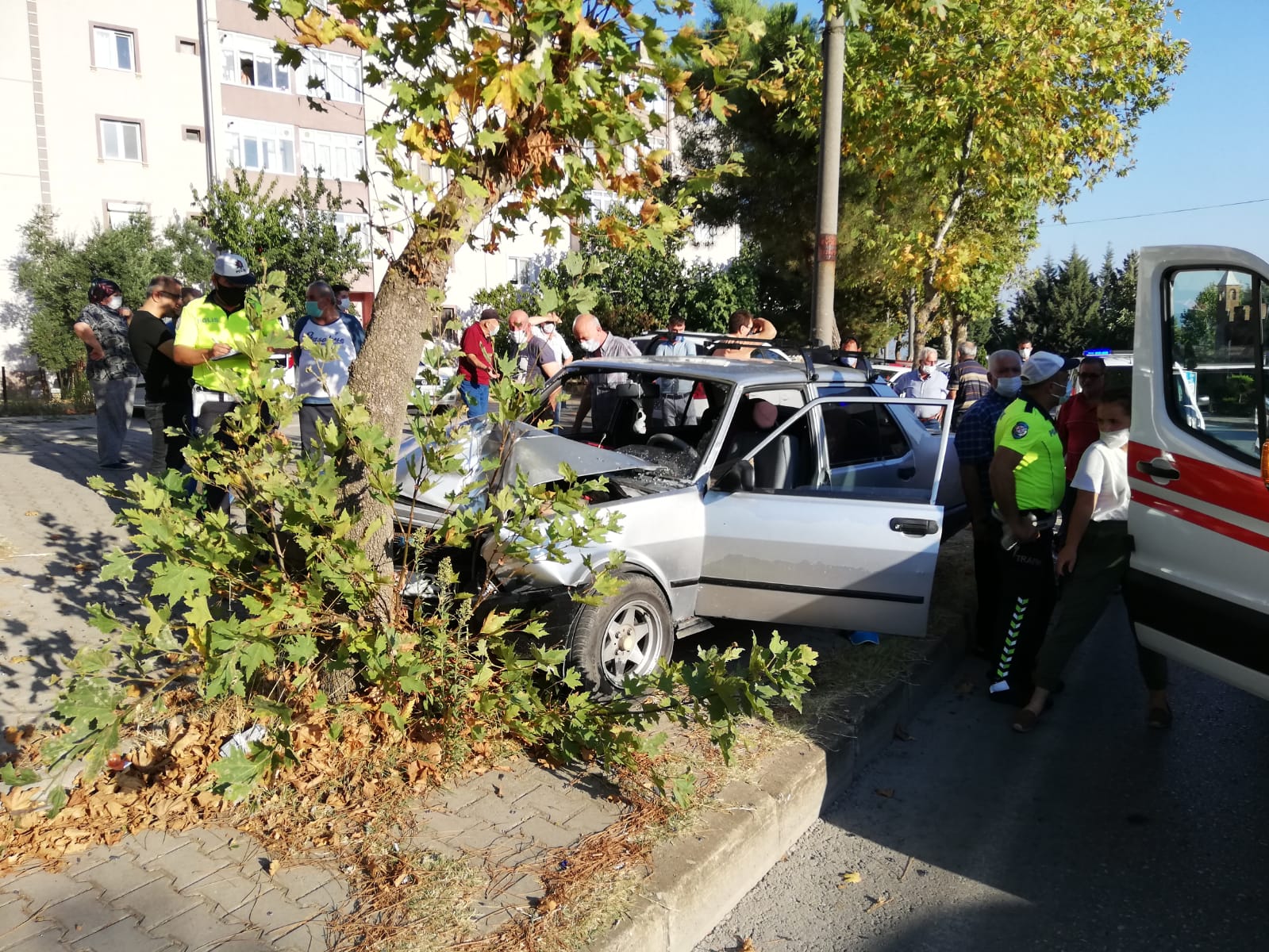 Orhangazi’de meydana gelen trafik