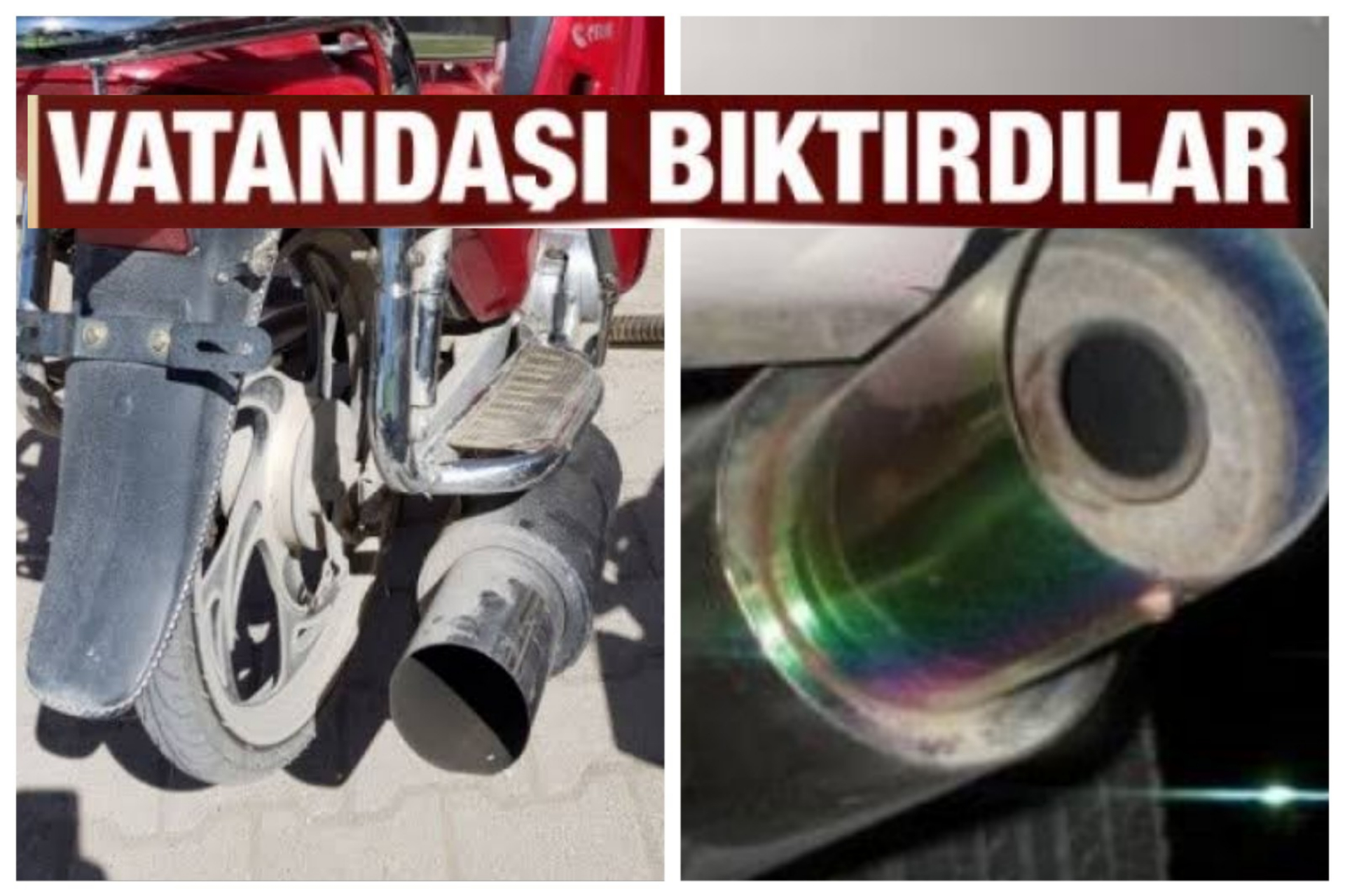 Orhangazi’de Abartı eksozlu araçlar