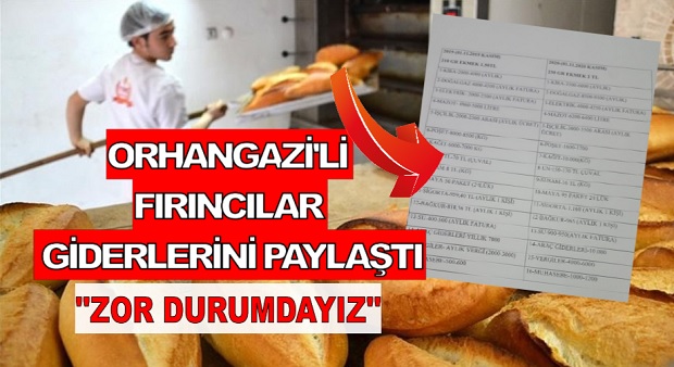 Orhangazi’de ekmek üretimi yapan