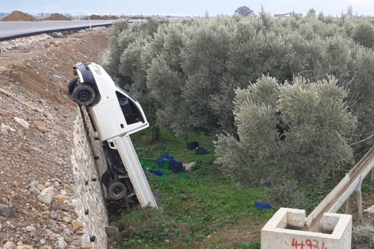 İznik’de, kaza sonrası arazide