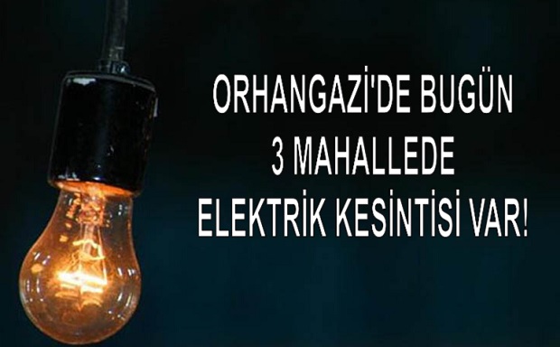 Orhangazi’de bugün  10.00 ile