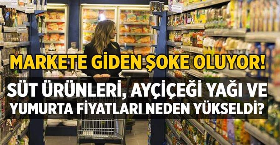 Markete giden vatandaşlar gördükleri