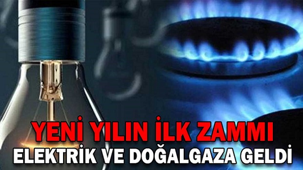 Yeni yılın ilk zammı