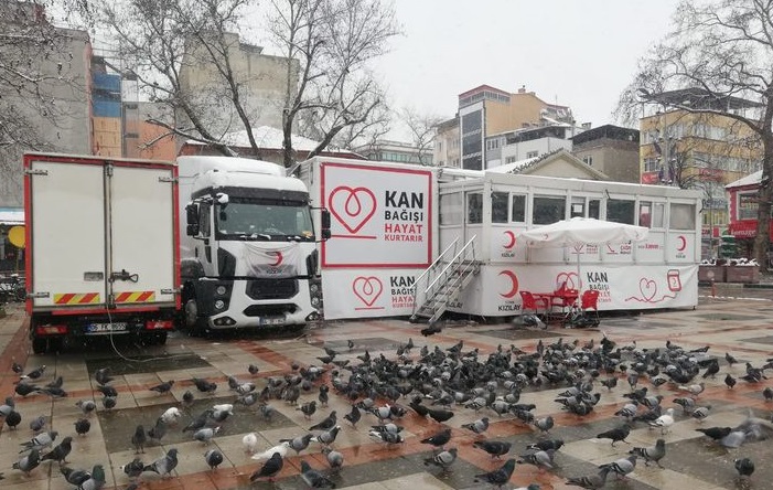 Kızılay bünyesinde Orhangazi’ye 14