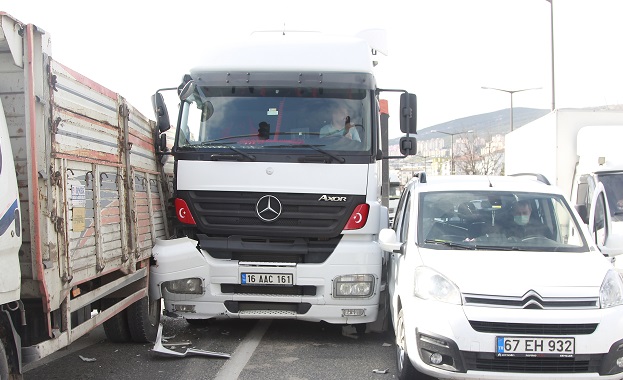 Orhangazi’de meydana gelen trafik