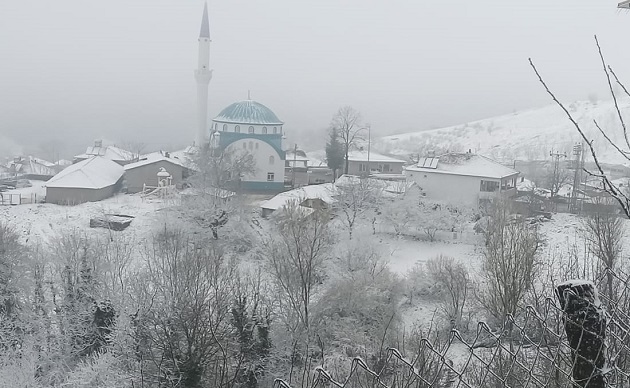 Balkanlar üzerinden gelen kar