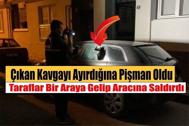 kavga eden gençleri ayıran