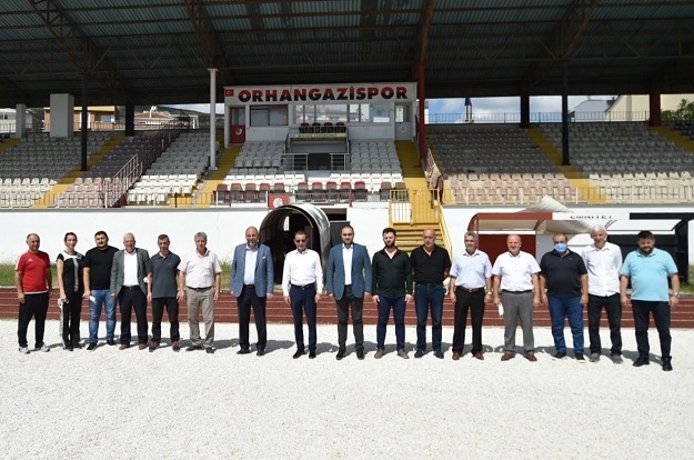 Orhangazi ilçe stadyumunda devam