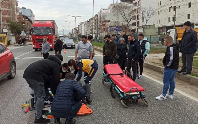 Orhangazi’de ana yol üzerinde