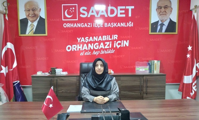 Saadet Partisi Orhangazi kadın