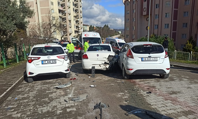 Orhangazi’de TOKİ bölgesinde meydana