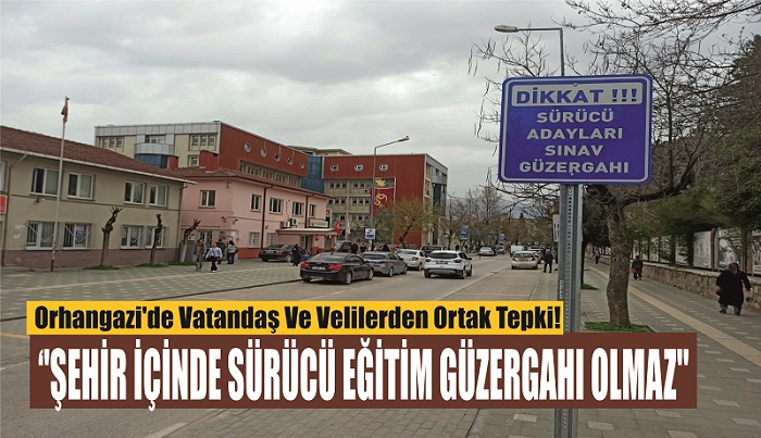 Orhangazi’de hizmet veren sürücü