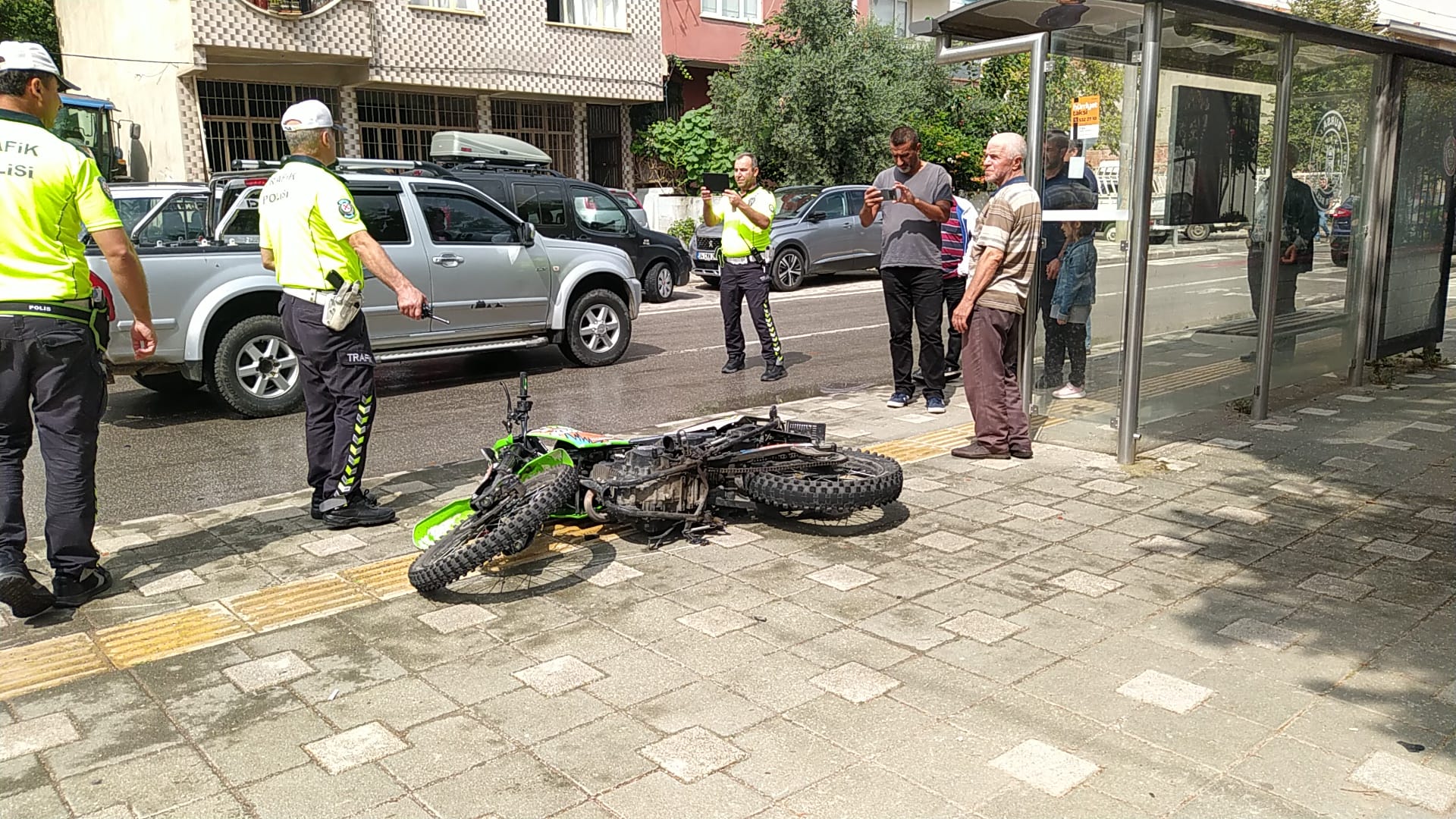 Orhangazi’de meydana gelen trafik