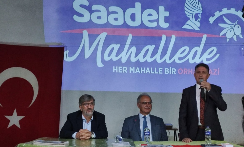 Saadet partisi Orhangazi ilçe