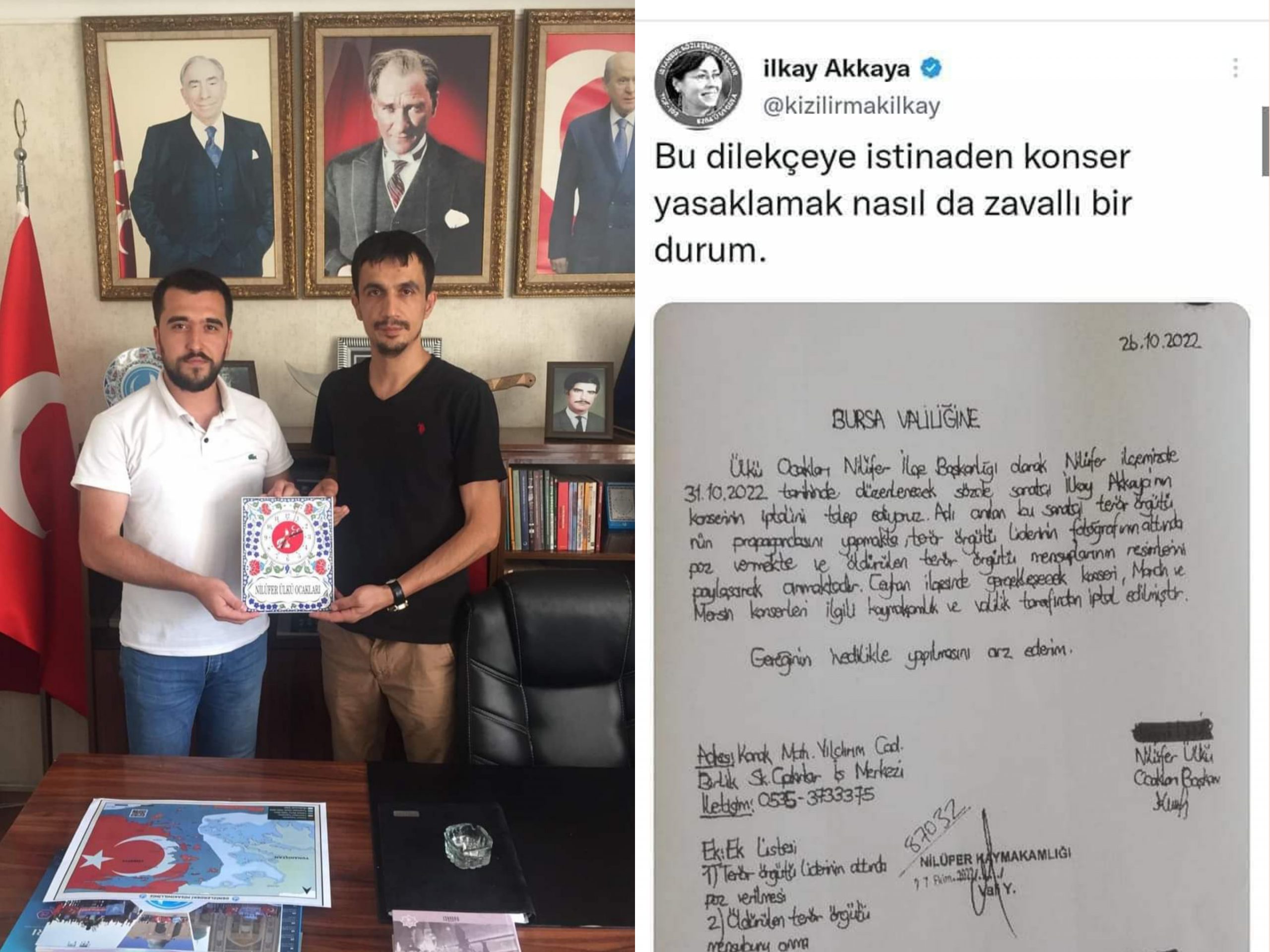 Nilüfer’de  yapılması planlanan terör