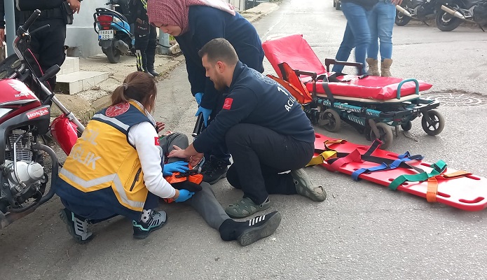 Orhangazi’de meydana gelen trafik