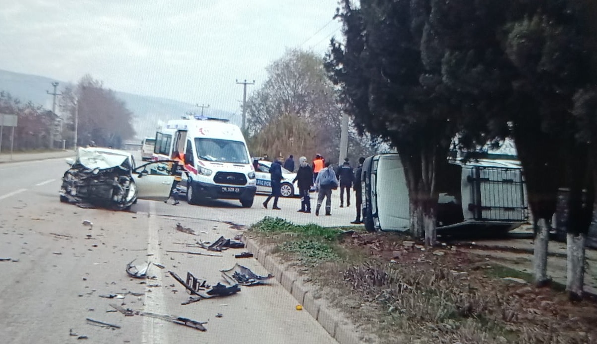 Orhangazi göl yolu üzerinde