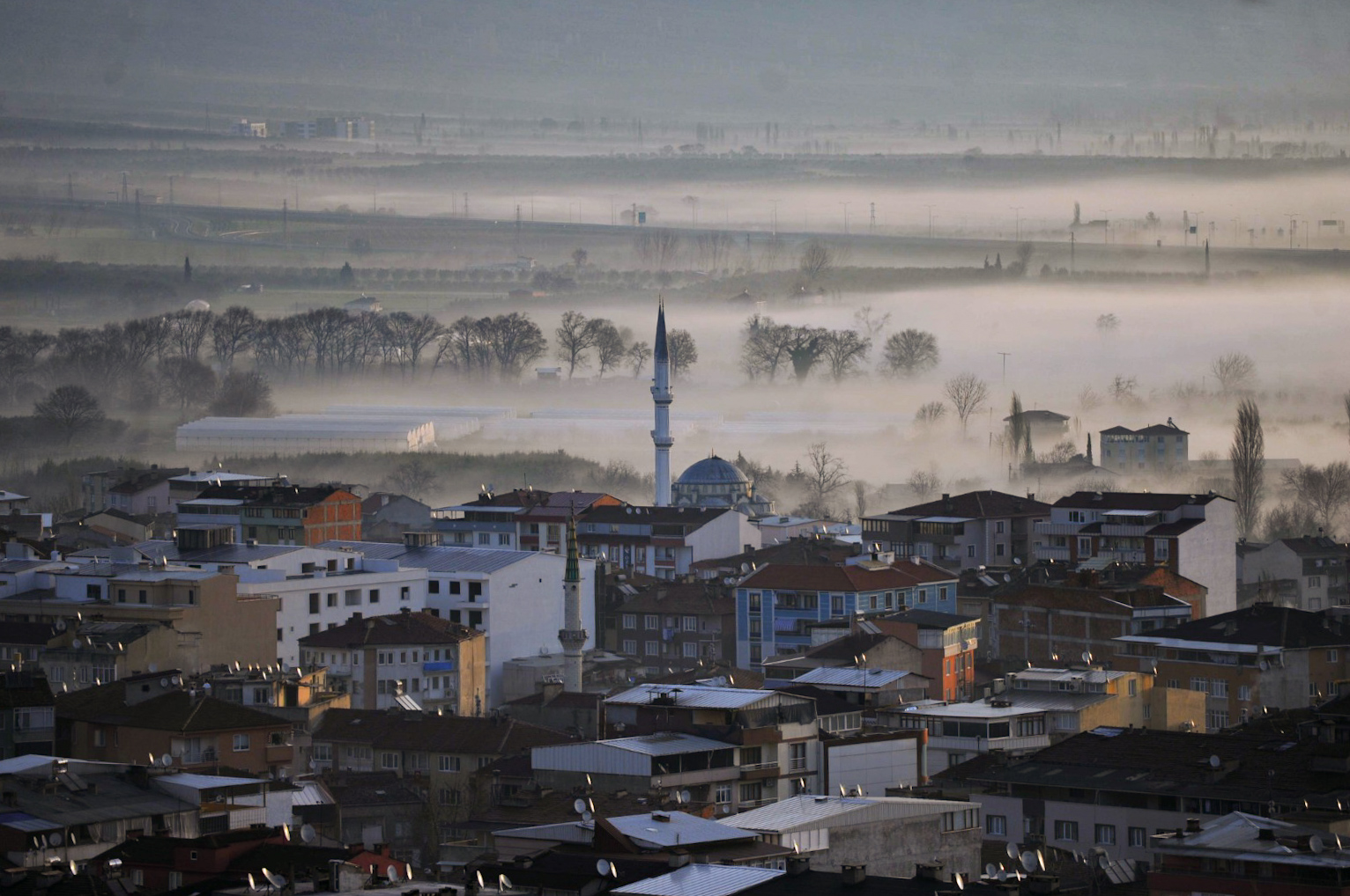 Orhangazi yaşanan ani hava