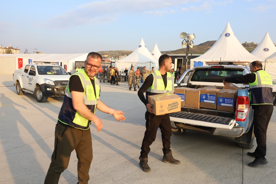 Hatay’da Türkiye genelinden gelen