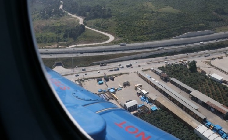 Bursa genelinde İl Jandarma Komutanlığı ekipleri Kurban Bayramı öncesinde helikopter