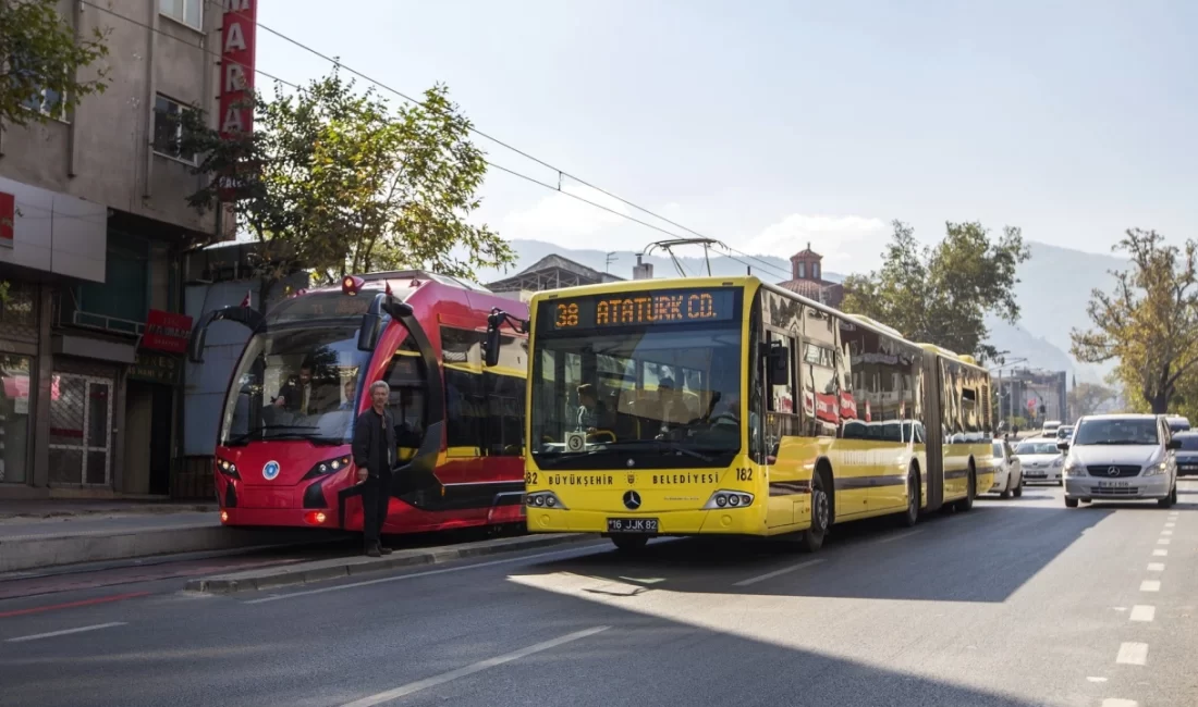 Bursa Büyükşehir Belediyesi, kent içi toplu ulaşımın bayramın ilk 2