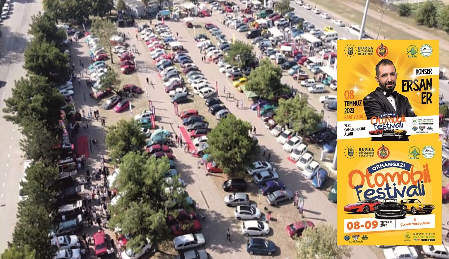 Otomobil tutkunları Orhangazi Otomobil Festivalinde buluşacak. Bursa Büyükşehir Belediyesi, Orhangazi