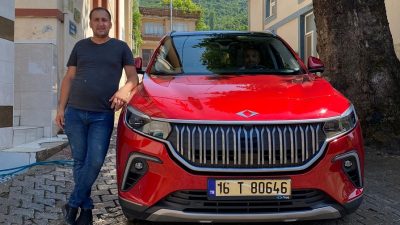 Türkiye’nin yerli ve milli otomobili TOGG önceki gün Orhangazi’ye bağlı