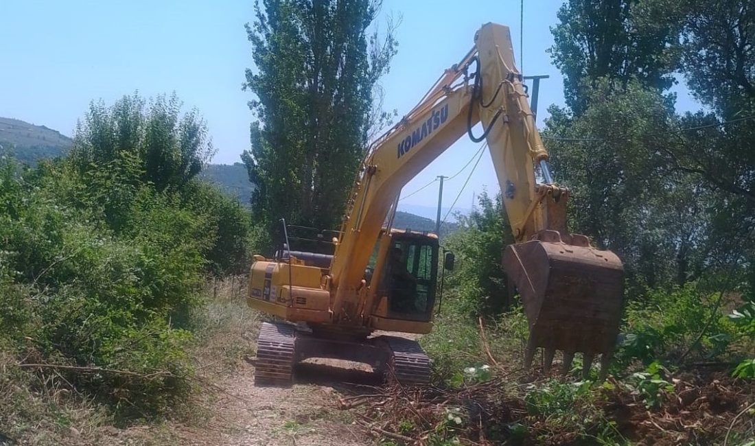 Orhangazi’ye bağlı Ortaköy Mahallesi ile Yeniköy Mahallesi arasındaki 2 kilometrelik