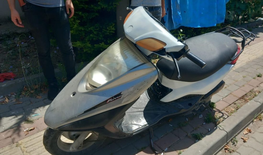 Orhangazi’de geçtiğimiz gün bir fabrika otoparkında bulunan motosikleti çalarak kayıplara