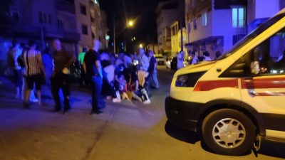 Orhangazi’de Arapzade Mahallesi’nde Cumhuriyet Caddesi üzerindeki bir kavşakta meydana gelen