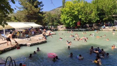 Orhangazi’ye bağlı Keramet Mahallesindeki Ilıca sıcak su tesisleri, Kurban Bayramı