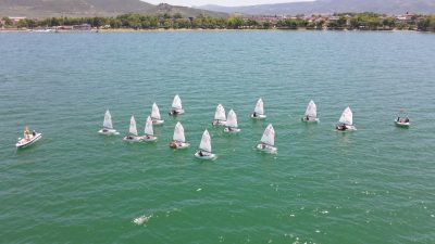 1 Temmuz Denizcilik ve Kabotaj Bayramı nedeniyle Optimist Yelken yarışları