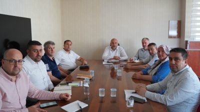Orhangazi Belediye Başkanı Bekir Aydın BUSKİ Orhangazi Şube Müdürü Levent