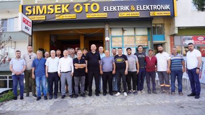 Orhangazi Belediye Başkanı Bekir Aydın kahvaltılı toplantıda esnafla bir araya