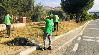 Orhangazi Belediyesi Temizlik İşleri Müdürlüğü ve Park ve Bahçeler ekipleri