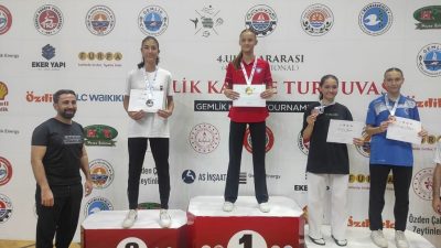 Hafta sonu Gemlik’te düzenlenen Uluslararası Karate turnuvasında 13 ülke 28