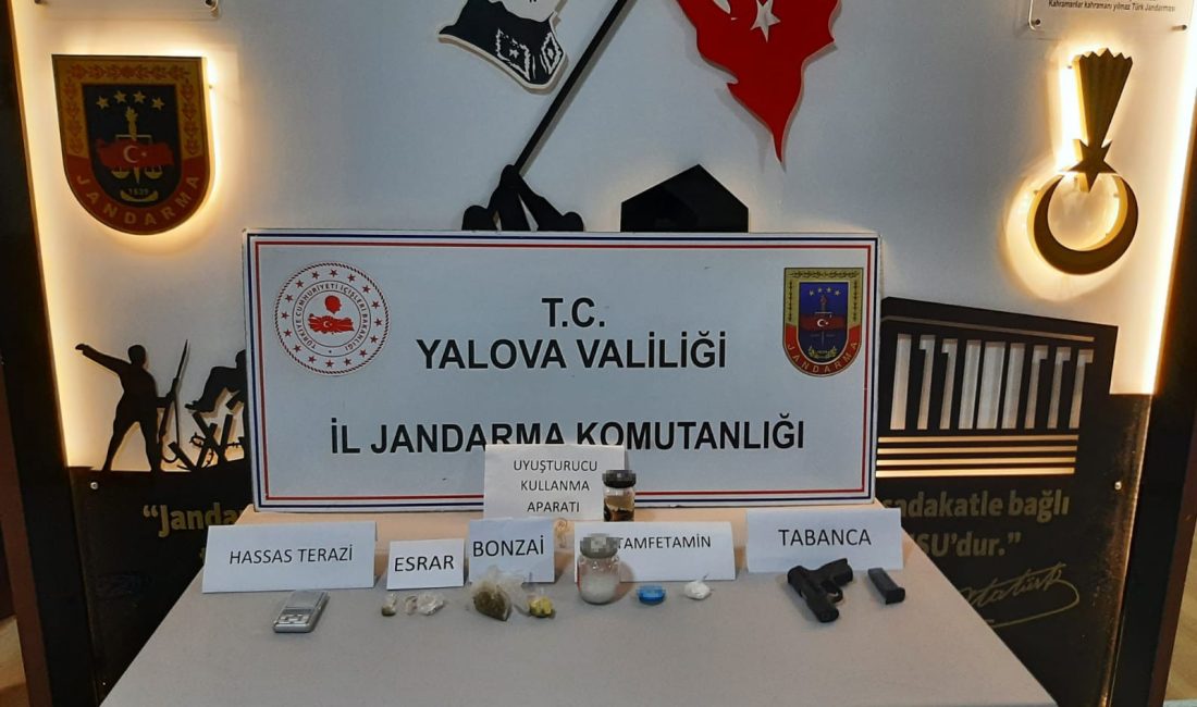 Yalova’da jandarma tarafından düzenlenen