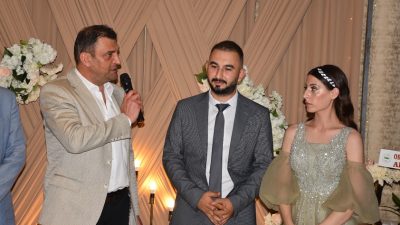 Orhangazi’nin tanınmış genç işadamlarından Okan Usta ile Seda Hasanoğlu çifti