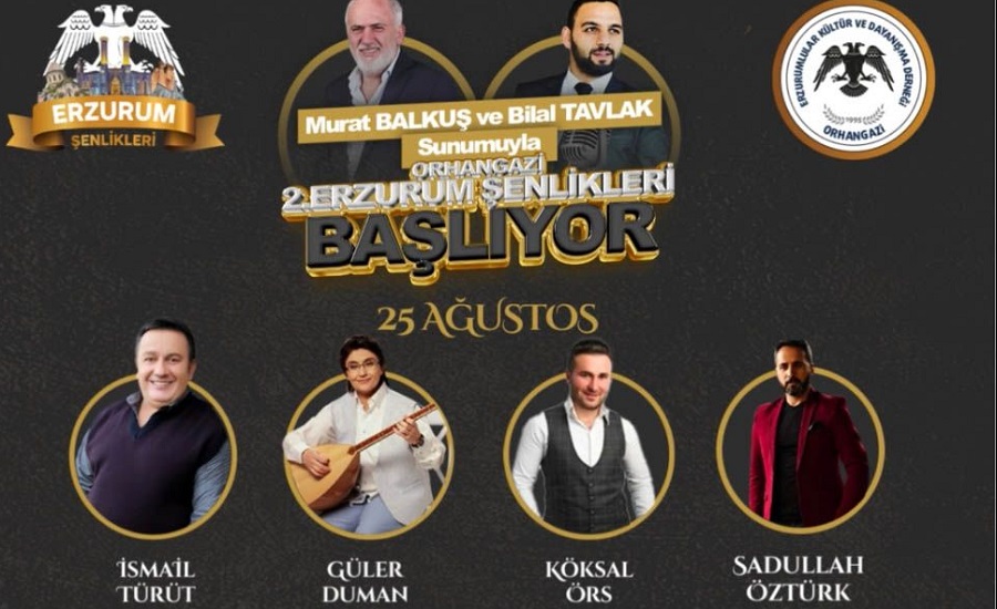 Orhangazi Erzurumlular Kültür ve Dayanışma Derneği bu yıl ikincisini gerçekleştireceği