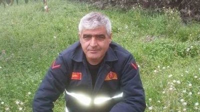 Orhangazi İtfaiyesinde görevli itfaiye memuru Ali Kırcalı (54) sabah saatlerinde