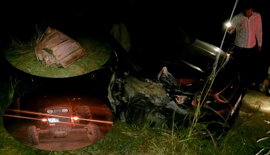 Orhangazi – İznik güney yolu üzerinde meydana gelen trafik kazasında