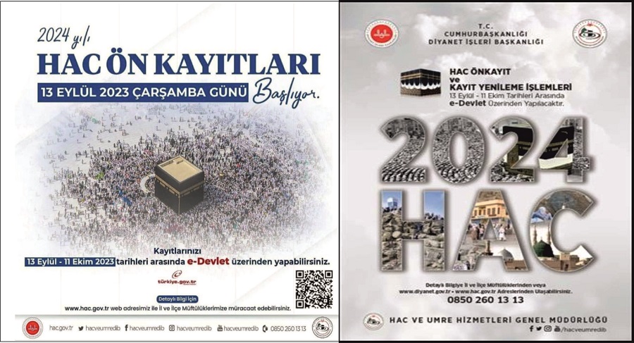 ​2024 yılında hacca gitmek üzere ilk defa müracaat etmek isteyen
